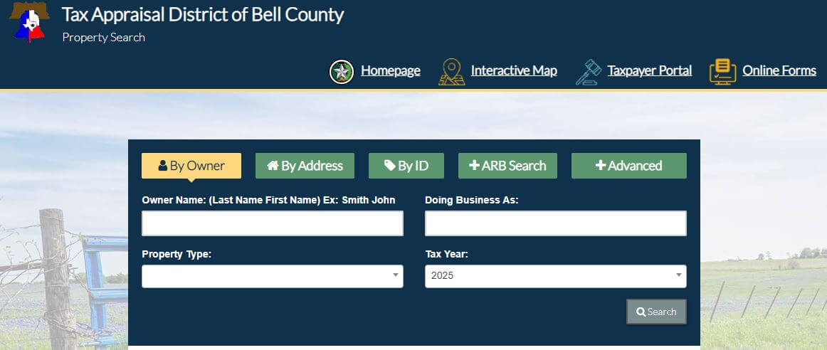 Bell County Appraisal District Property Search