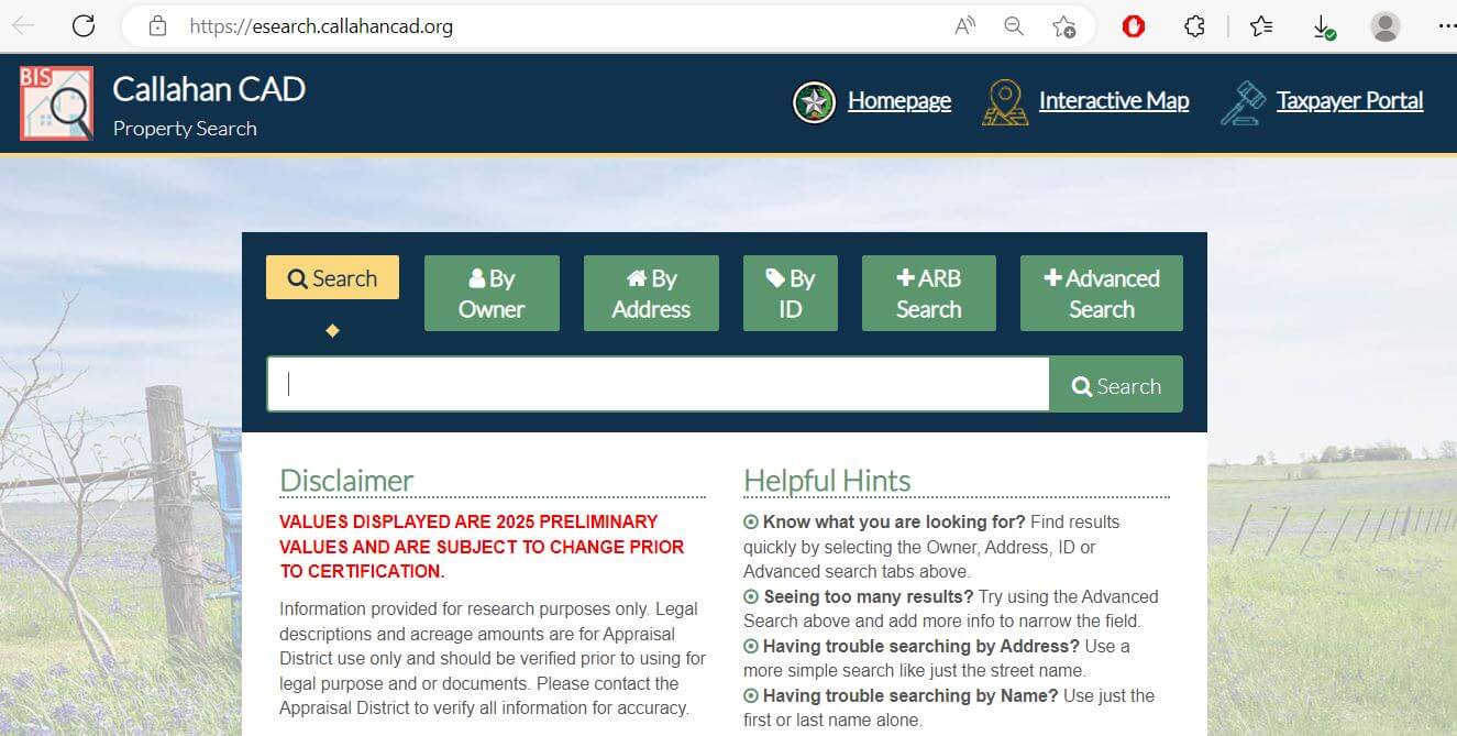 Callahan County Appraisal District 