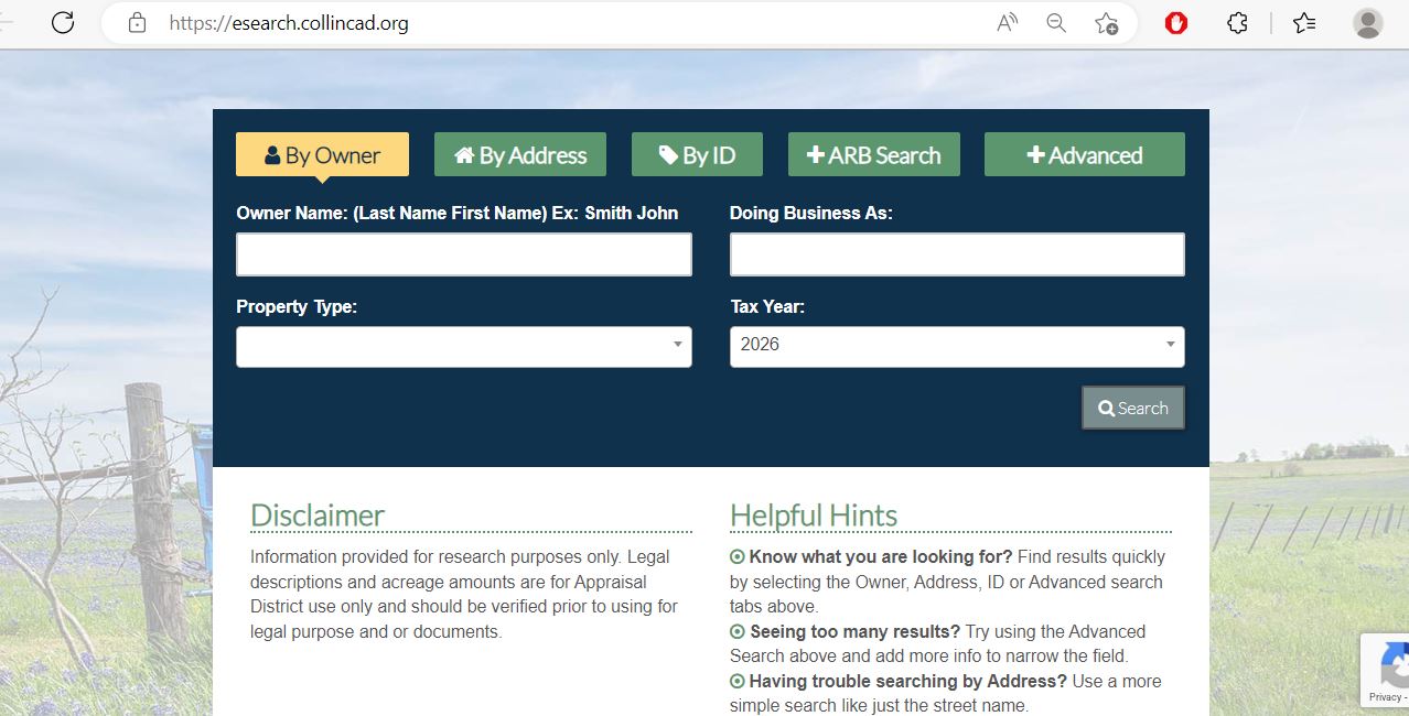 Collin County Appraisal District:
