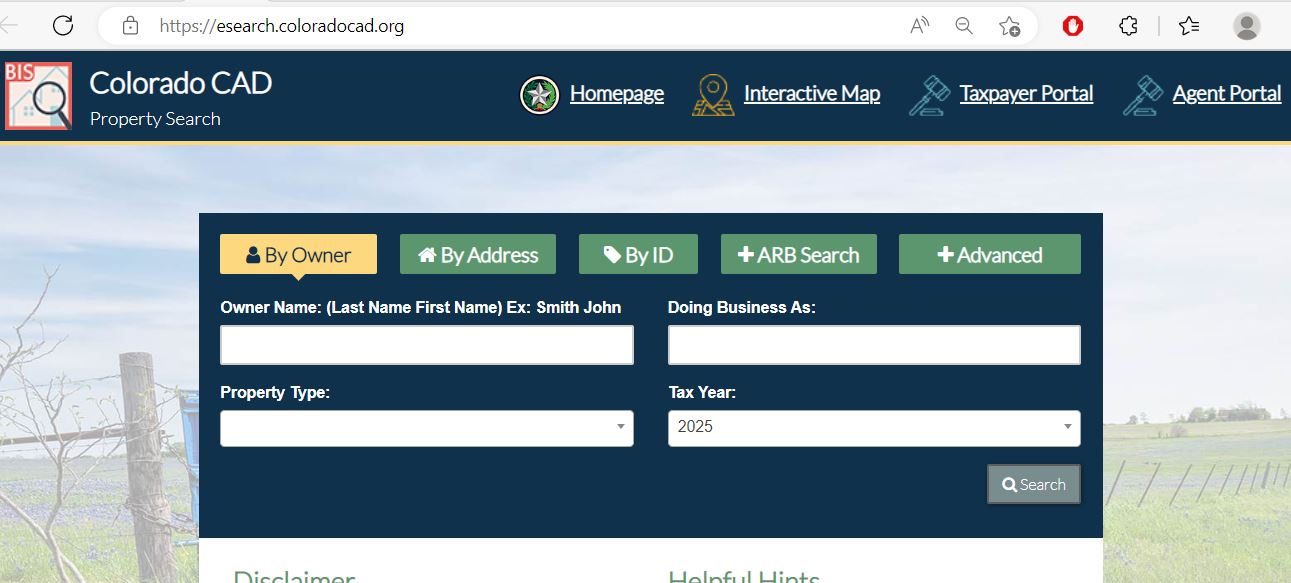 Colorado County Appraisal District