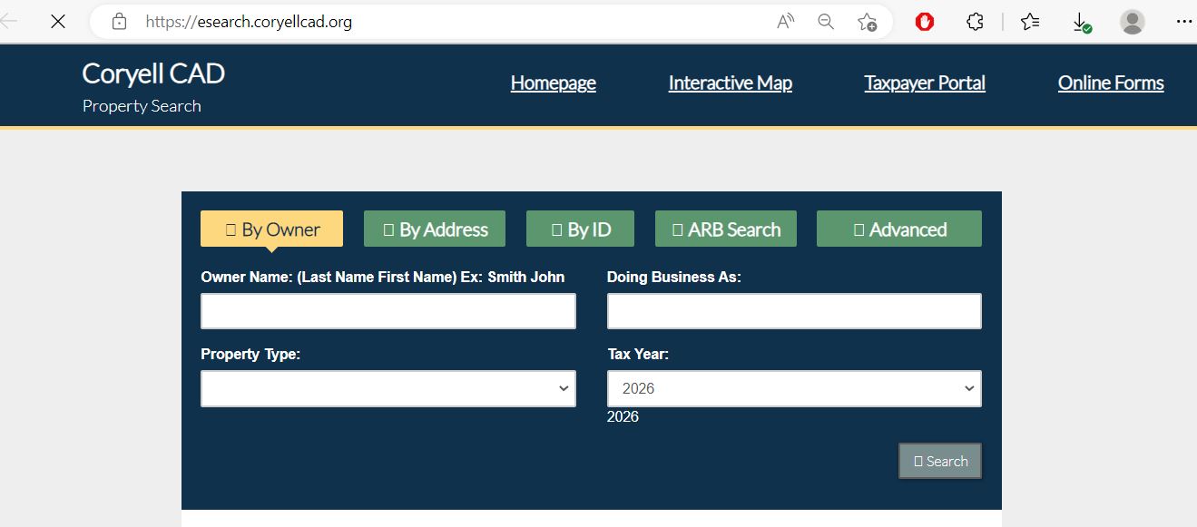 Coryell County Appraisal District Property 