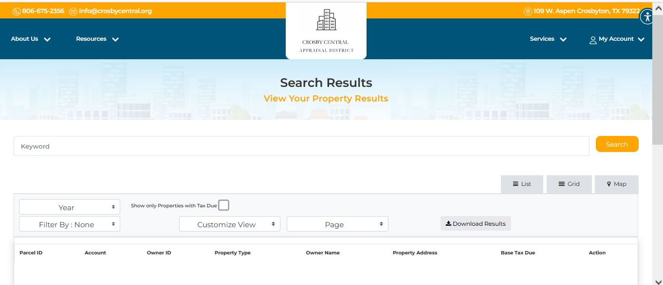 Crosby County Appraisal District