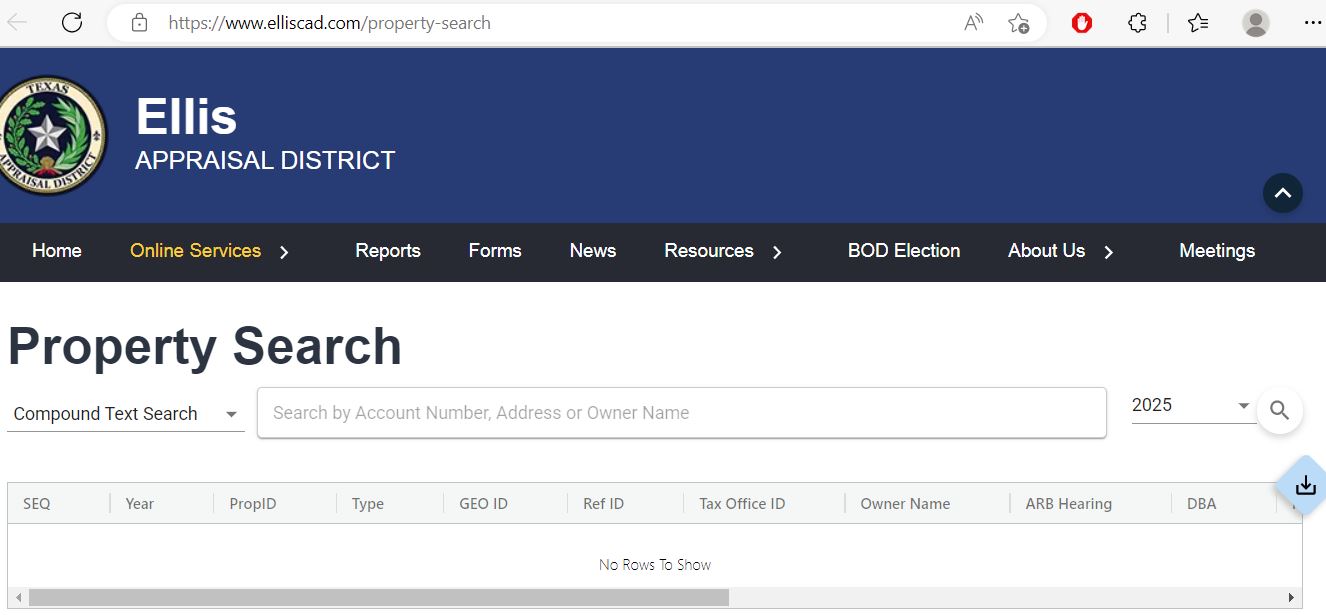 Ellis County Appraisal District