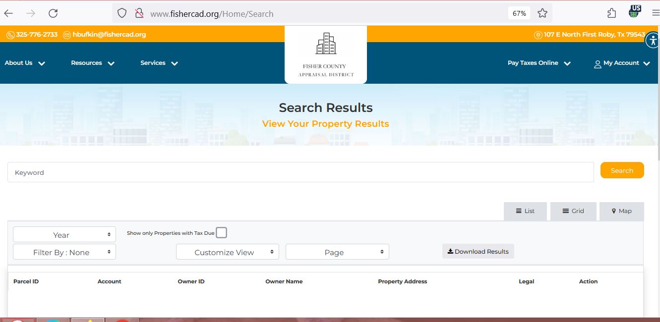 Fisher County Appraisal District