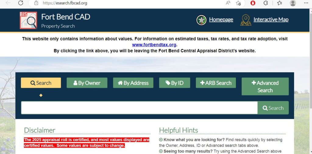 Fort Bend County Appraisal District