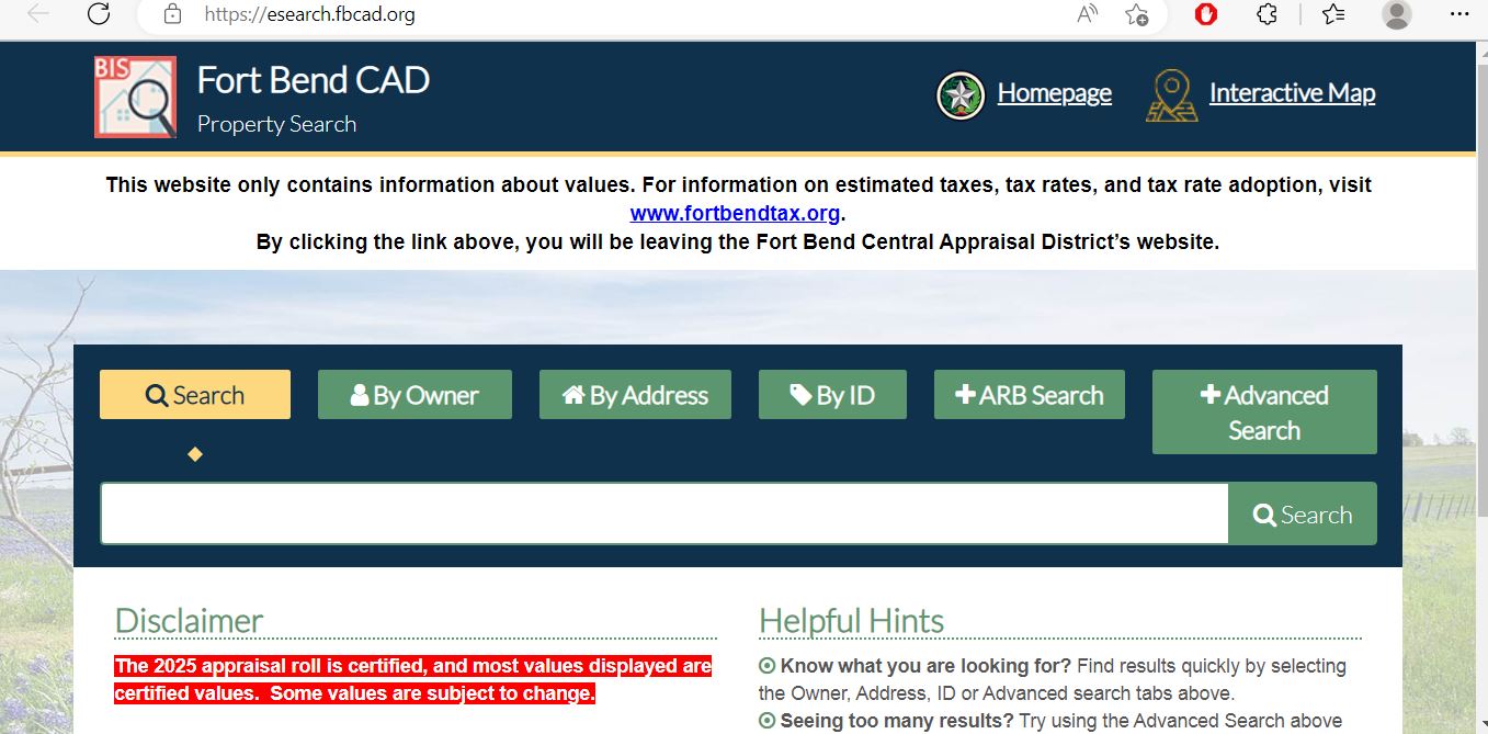 Fort Bend County Appraisal District