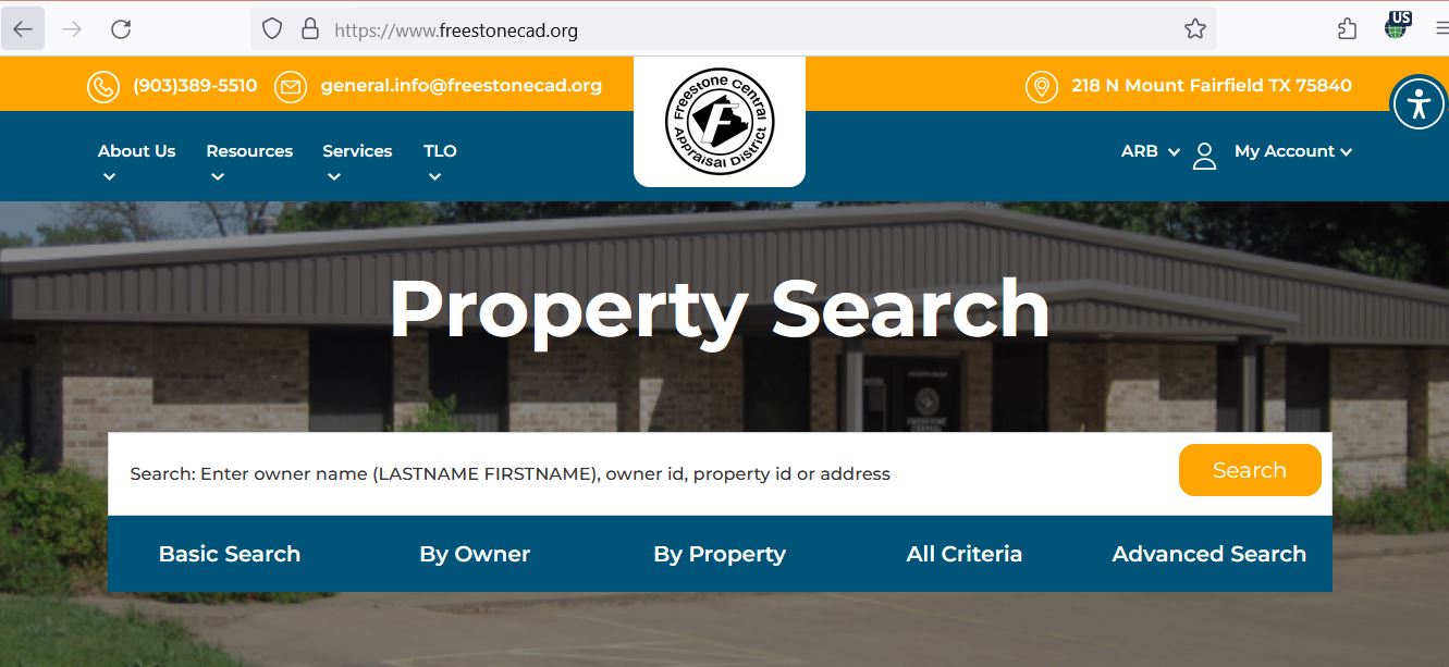 Freestone County Appraisal District
