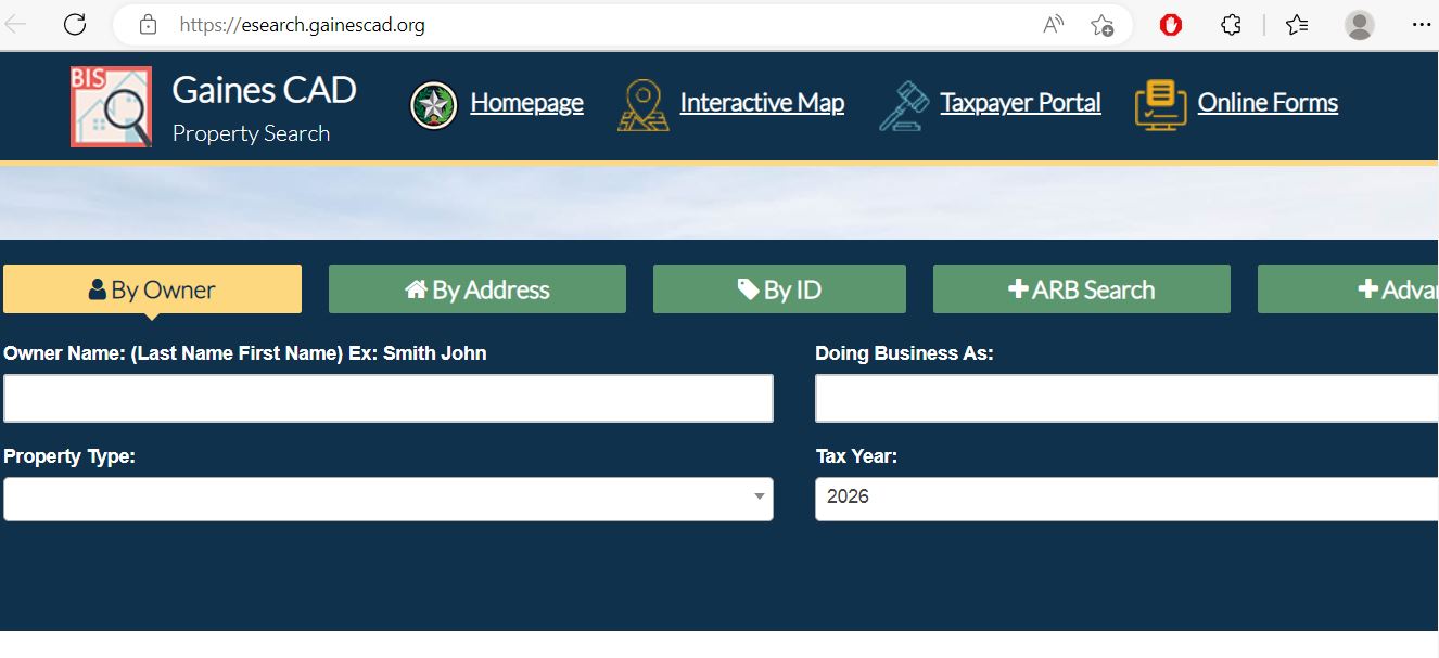 Gaines County Appraisal District Property
