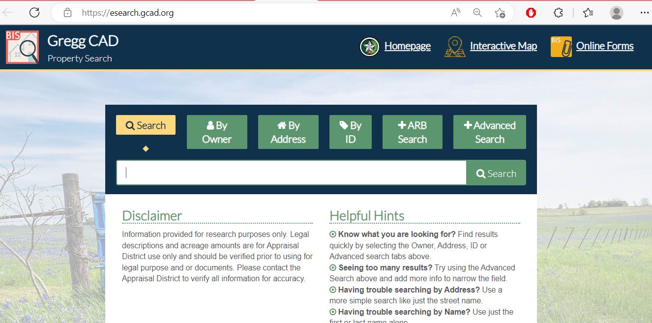 Gregg County Appraisal District
