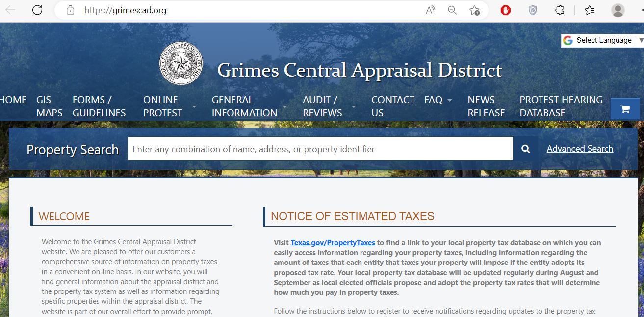 Grimes County Appraisal District
