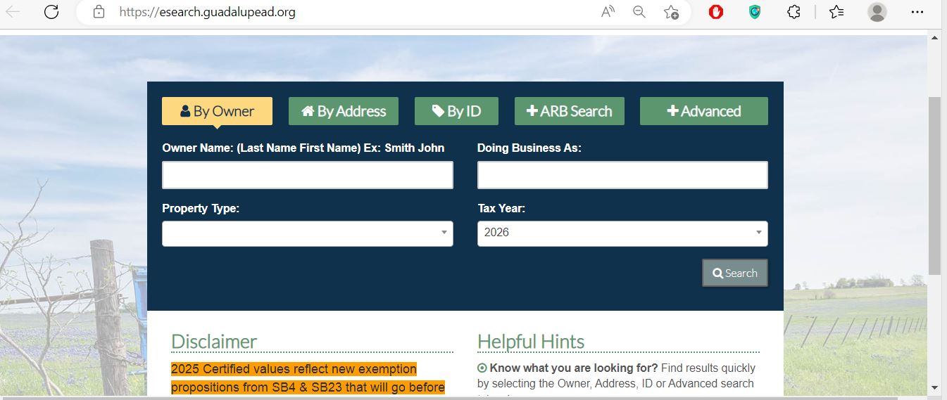 Guadalupe County Appraisal District