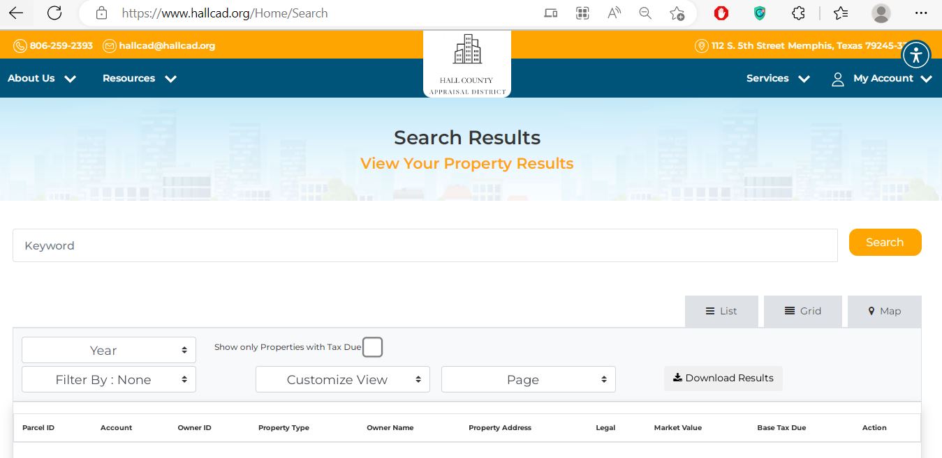 Hall County Appraisal District