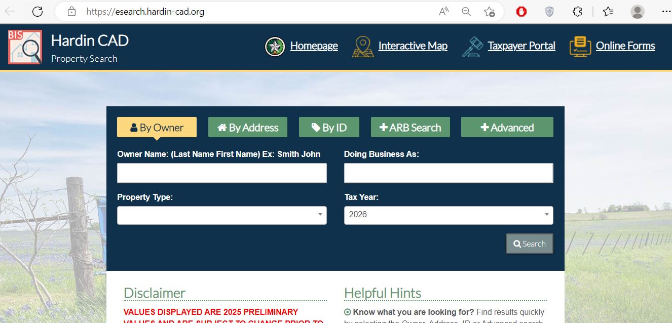 Hardin County Appraisal District