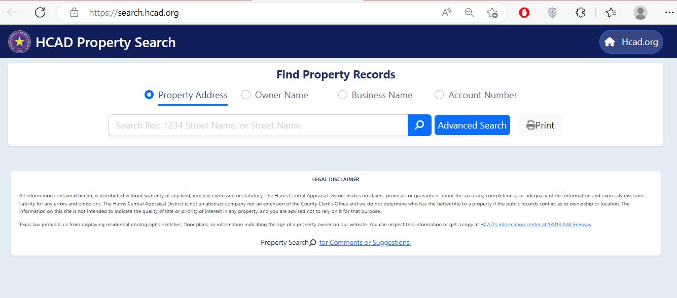 Harris County Appraisal District