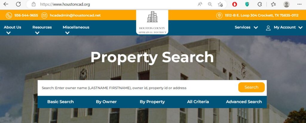 Houston County Appraisal District