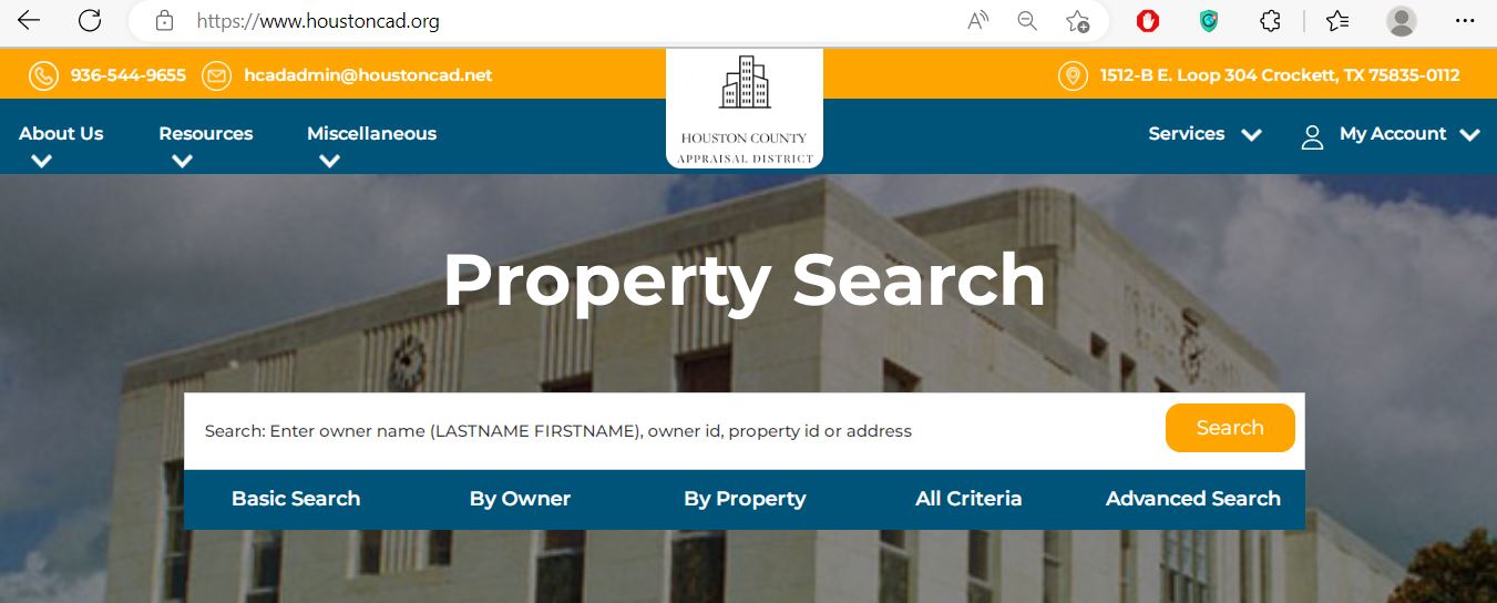 Houston County Appraisal District