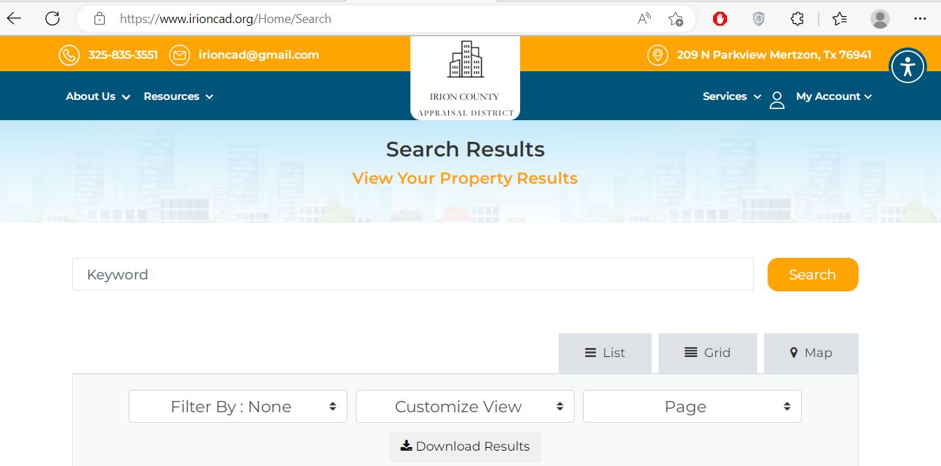 Irion County Appraisal District