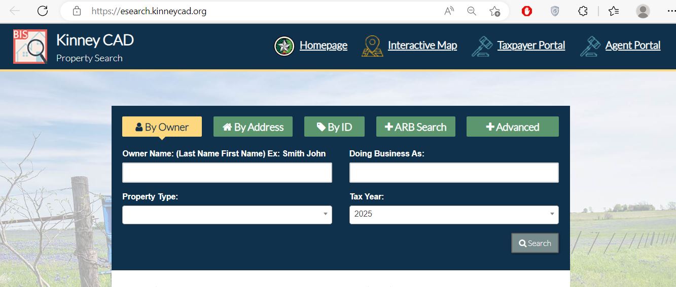 Kinney County Appraisal District 