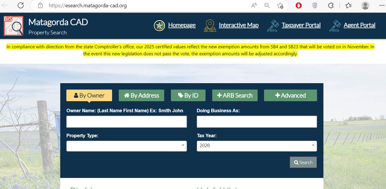 Matagorda County Appraisal District