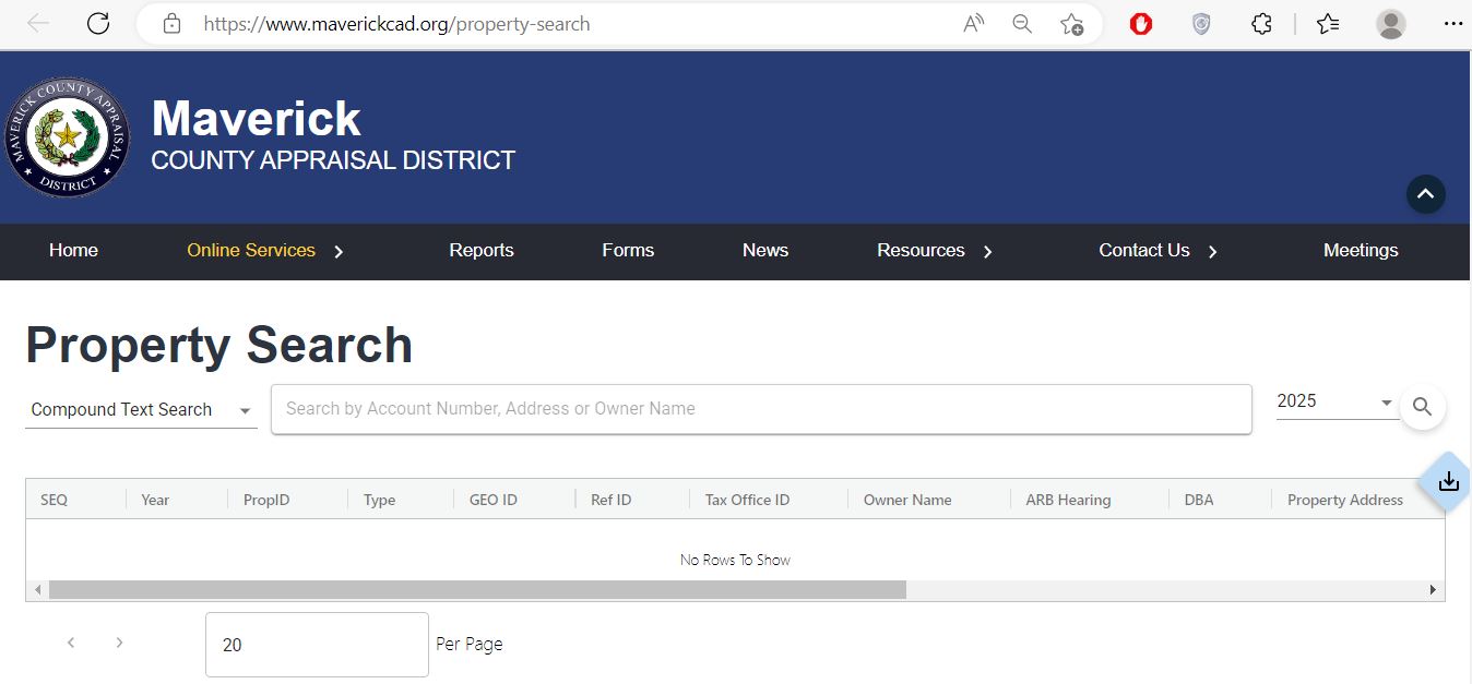 Maverick County Appraisal District