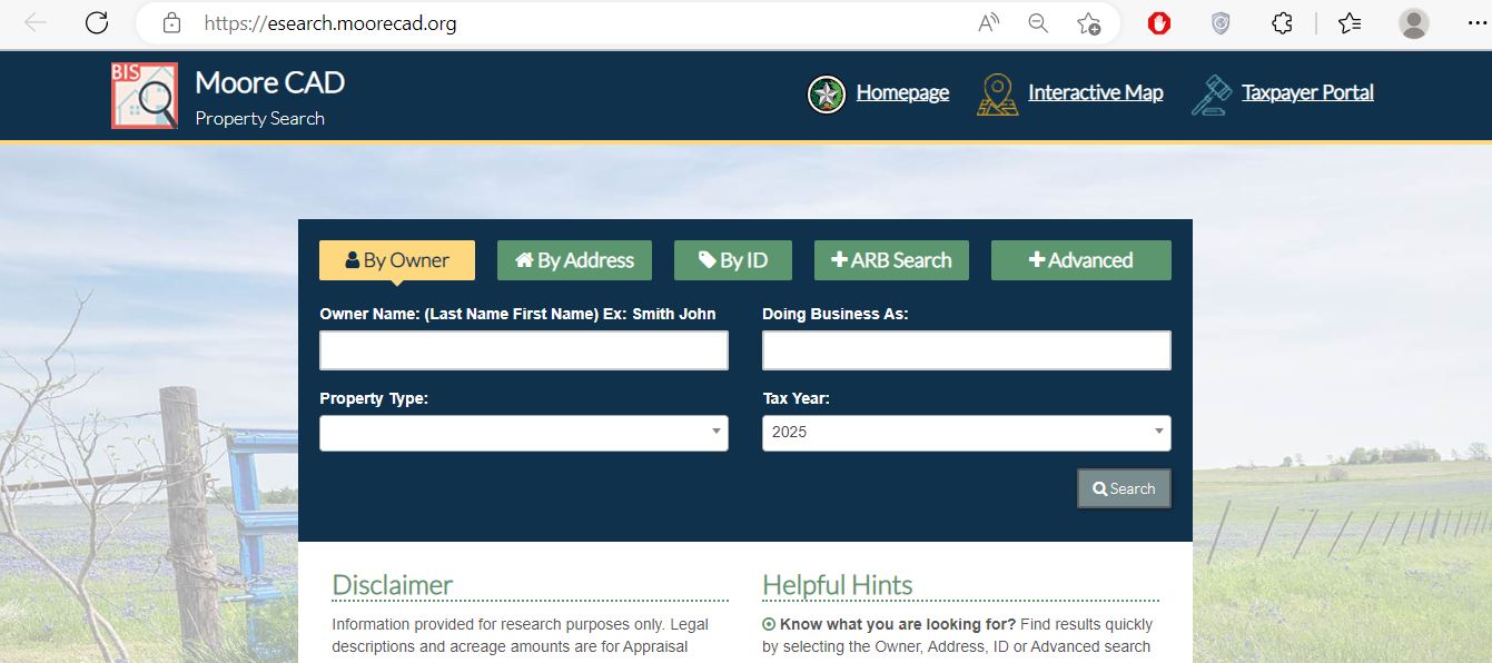 Moore County Appraisal District