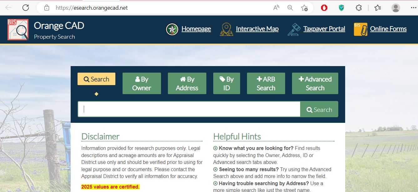 Orange County Appraisal District