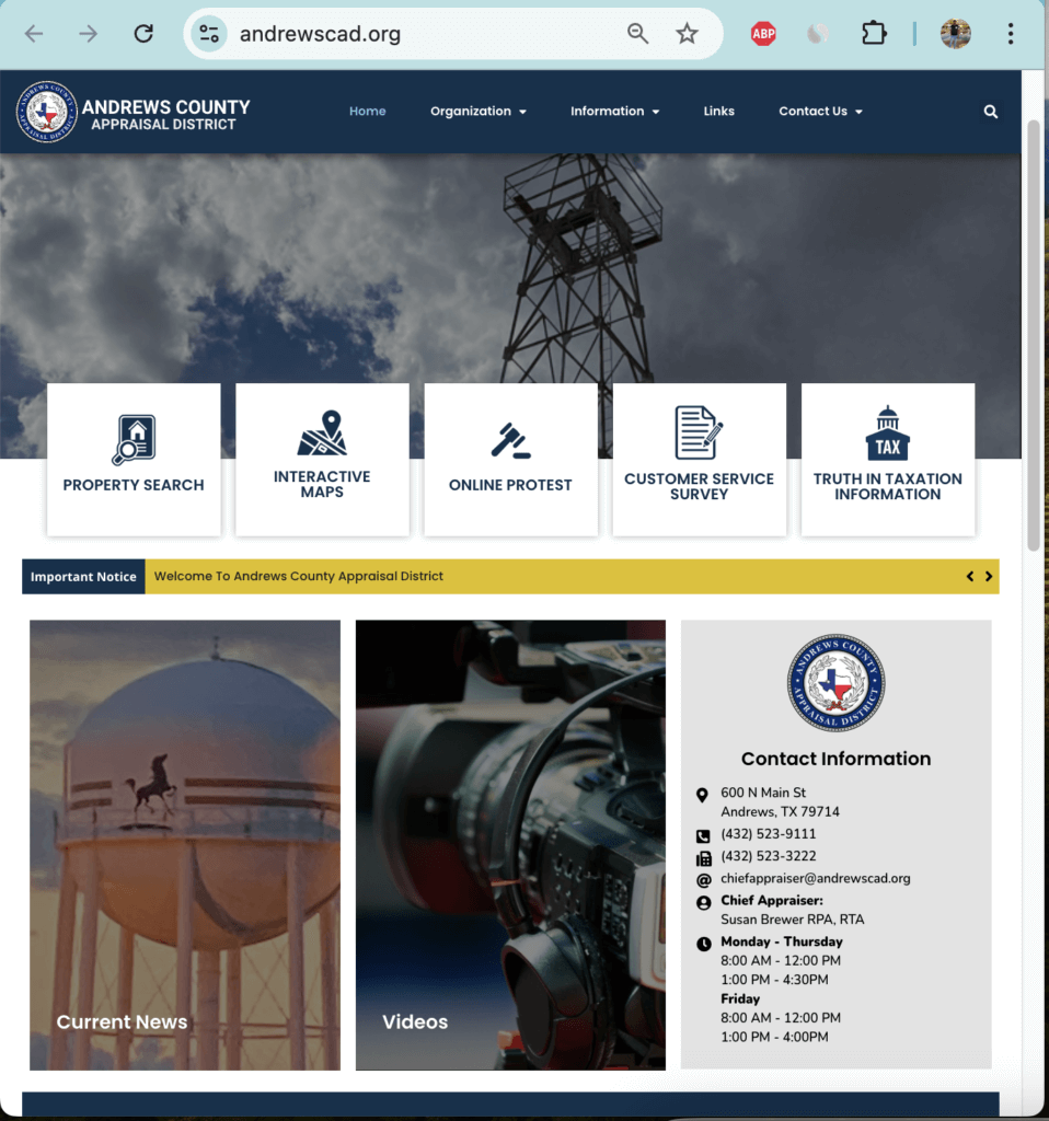 Andrews County Appraisal District