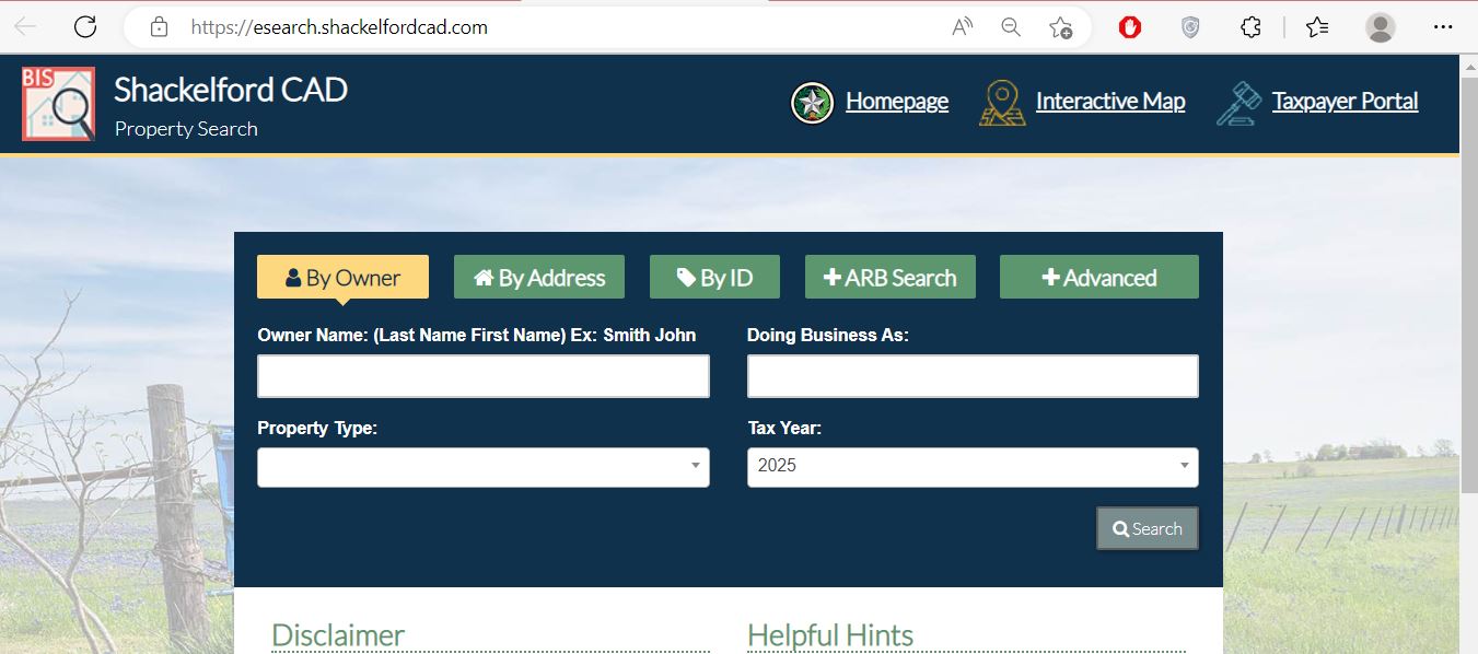 Shackelford County Appraisal District