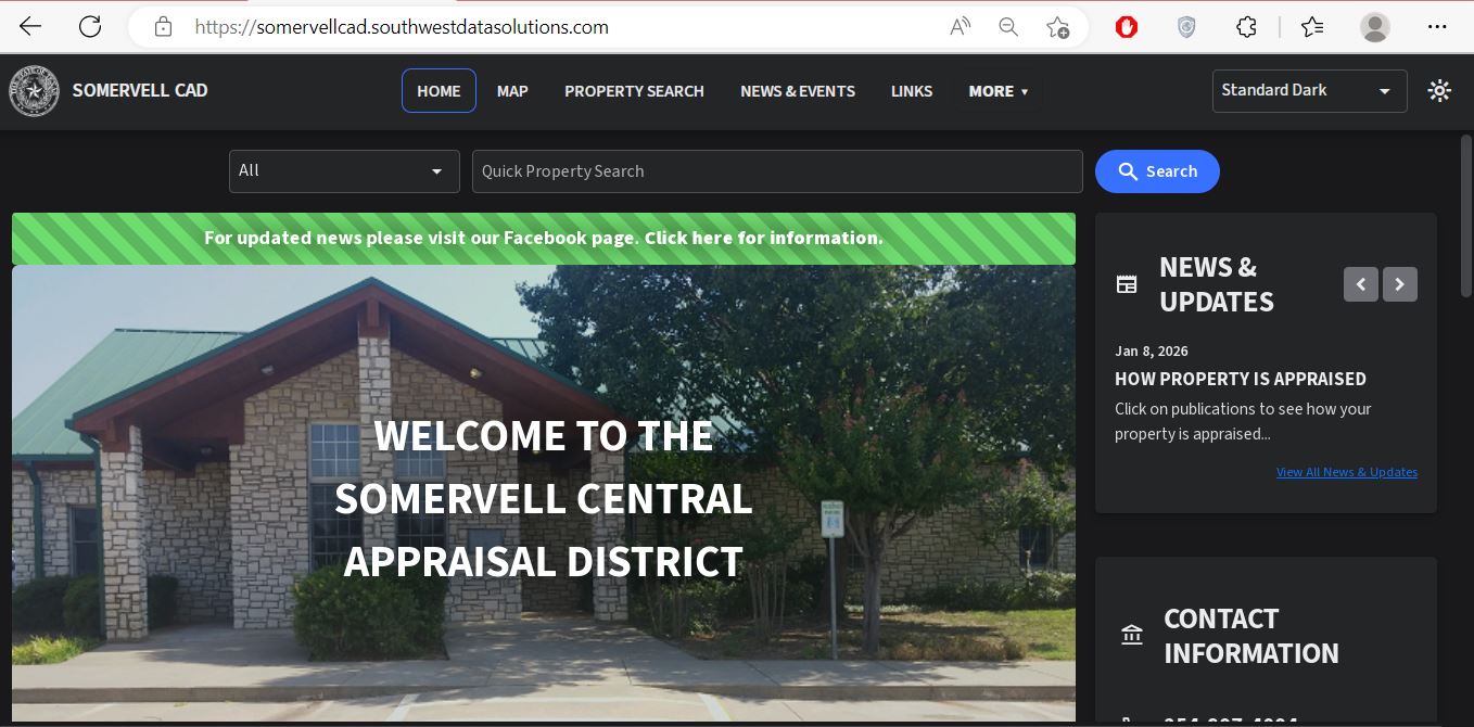 Somervell CAD Property Search